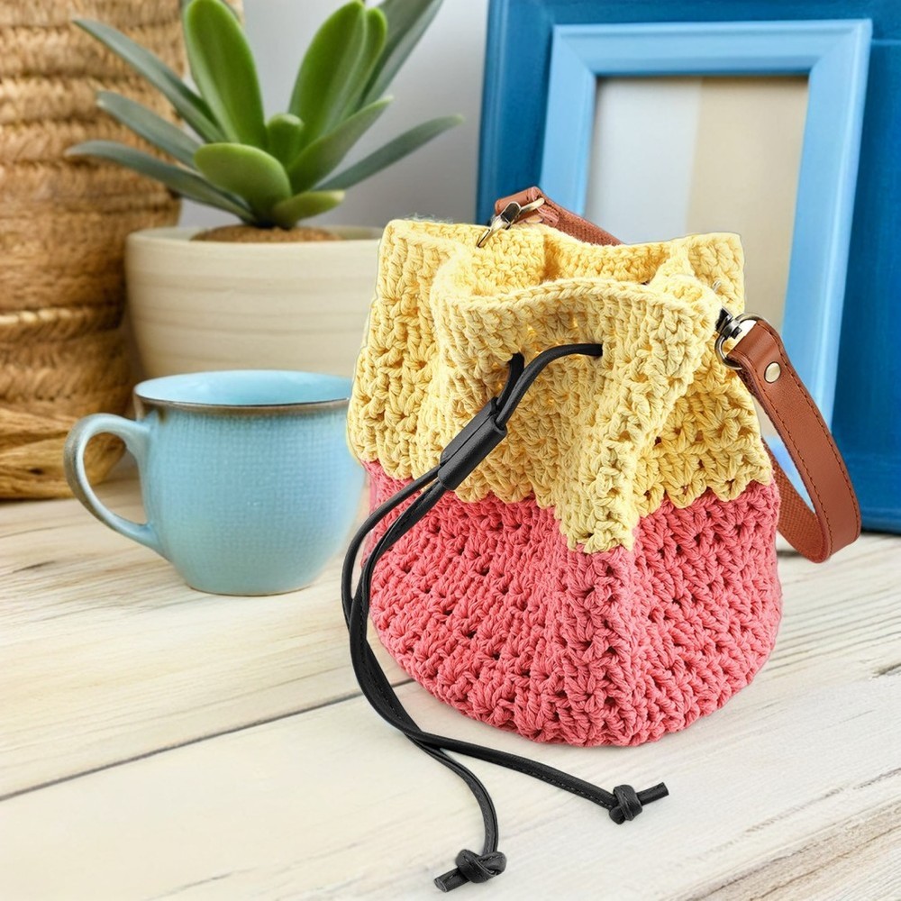 3 PCS Bucket Bag Replacement Strap Drawstring Cord Detachable Pull