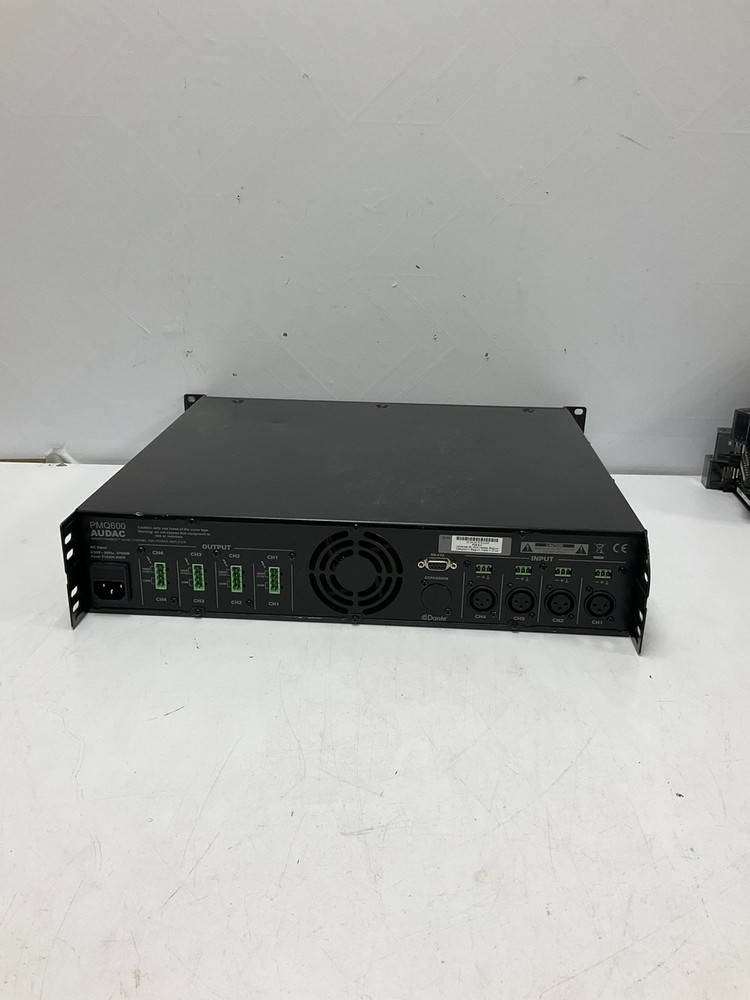 AUDAC PMQ600 PROFESSIONAL 4-CHANNEL CLASS-D POWER AMPLIFIER