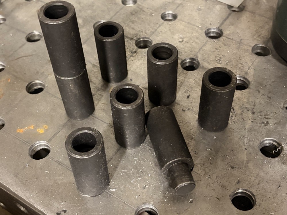 Welding table fixture pins