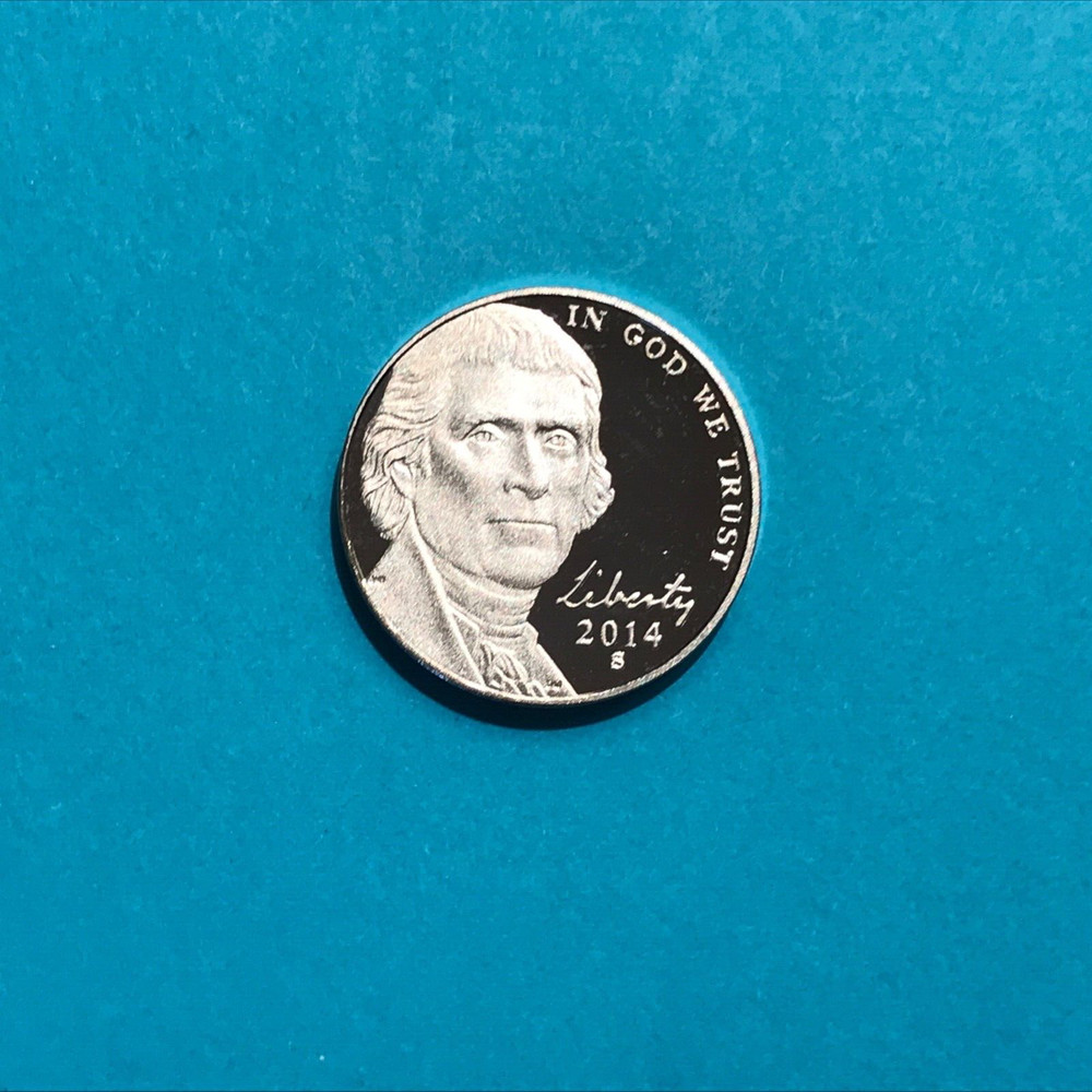 2014 S Jefferson PROOF Nickel   FREE SHIP