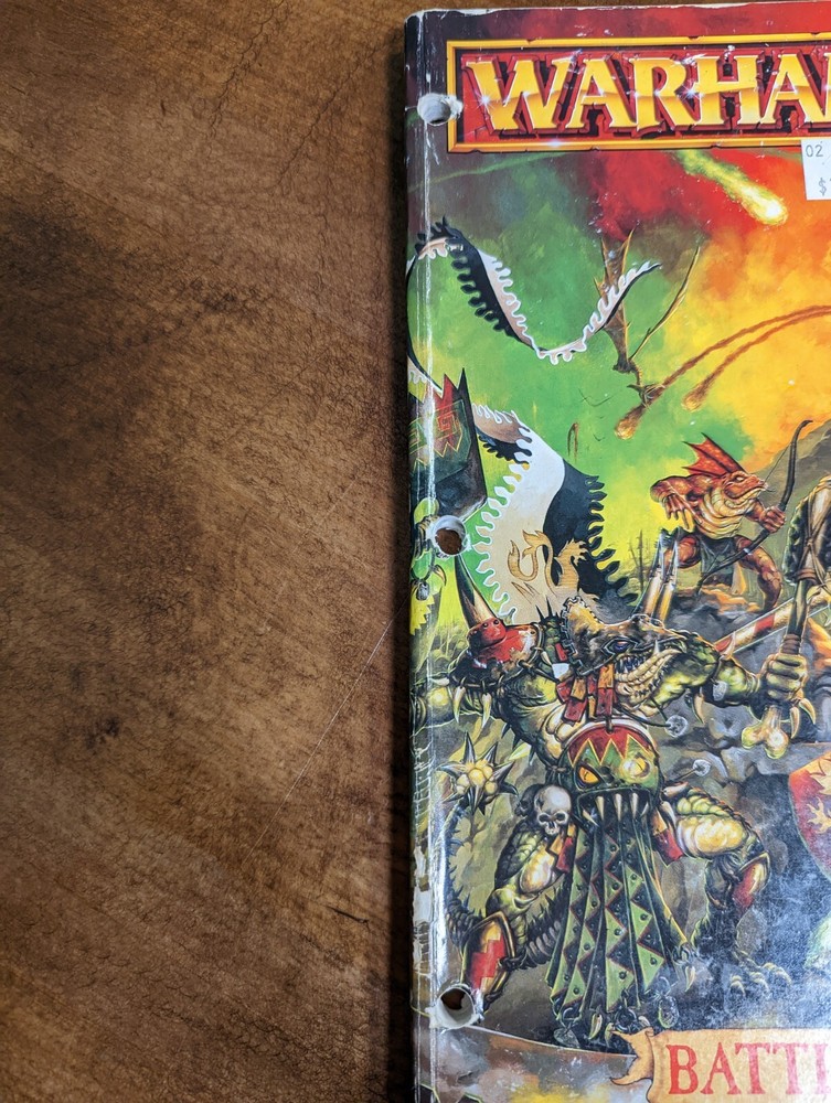 Warhammer Battle Book Games Workshop Game Rules D&D (1996)
