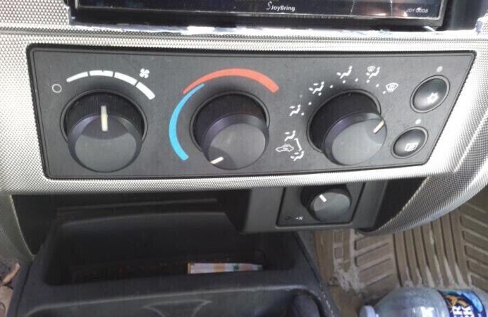 06-08 Dodge Ram 1500 2500 3500 AC Heater Climate Control Temperature Knobs Set 3