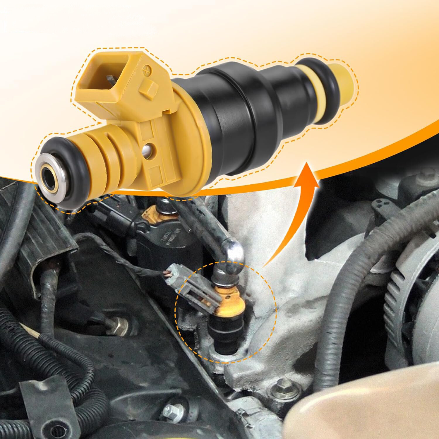 8pcs Flow Matched Bosch Fuel Injectors 0280150943 for Ford 4.6 5.0 5.4 5.8L