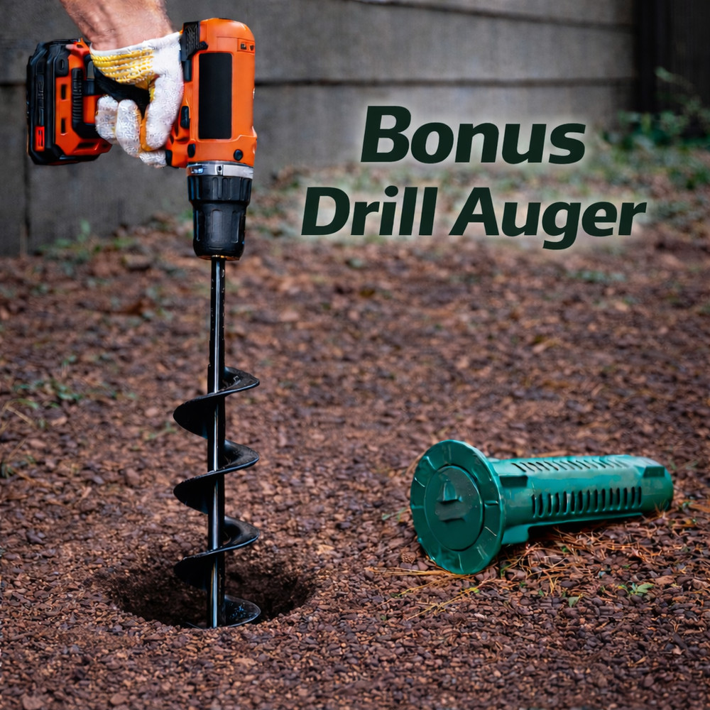 10 Termite Kill trap Kit with Auger and Key Stations