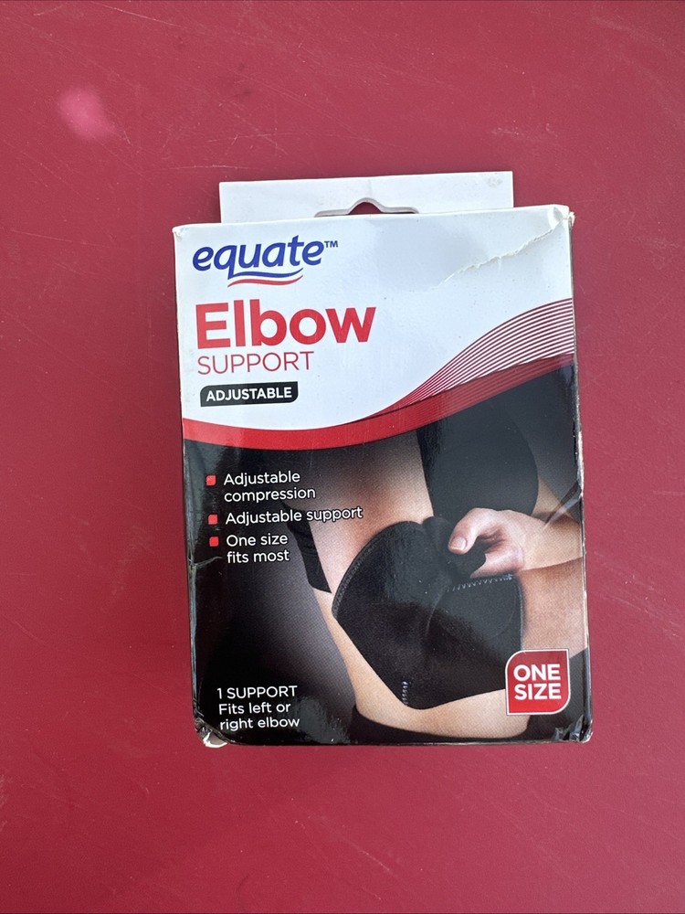 Equate ELBOW SUPPORT OS NEW Adjustable FITS LEFT OR RIGHT