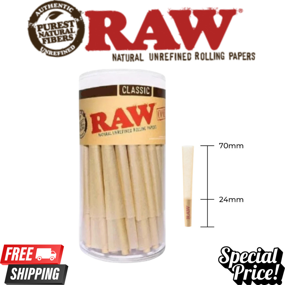 RAW Cones Single Size 70/24 Dogwalker – 102 Pack