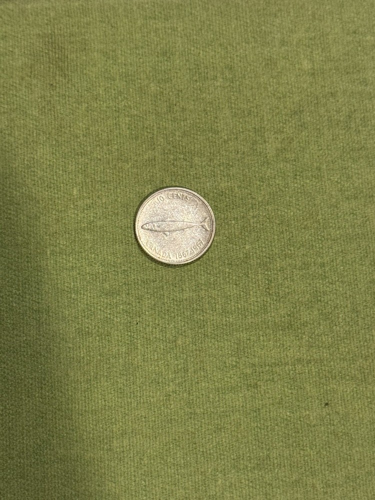 1867-1967 Canadian 10 Cents Silver