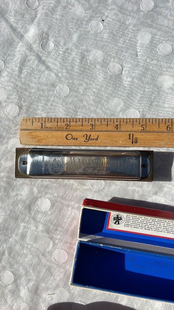 VINTAGE MOHNER HARMONICA IN BOX.