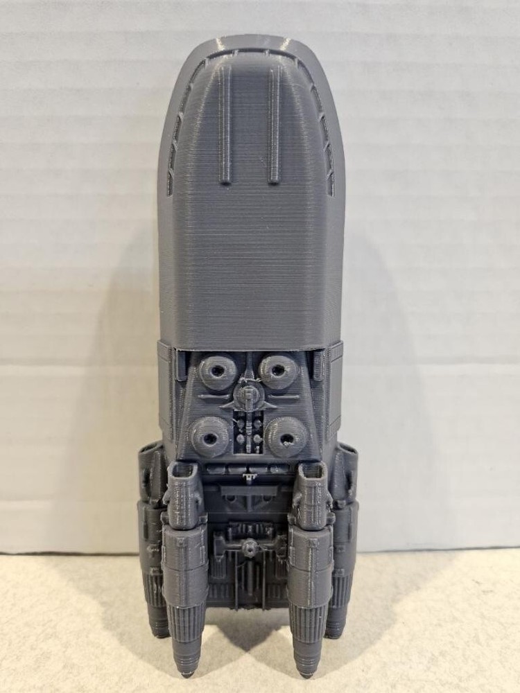 3d Printed Colonial Shuttle 6in Model Printed Whole