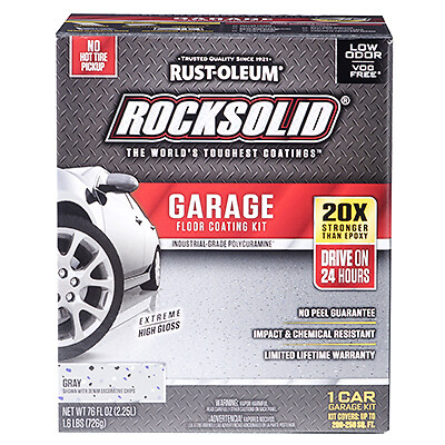 Rocksolid 60003 Garage Coating Kit, Gray, 76 oz. - Quantity 1
