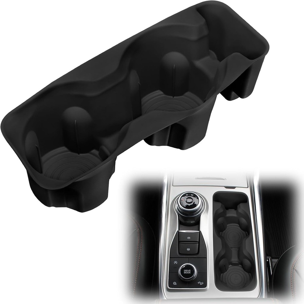 For 2020-2024 Ford Explorer Center Console Drink Cup Holder Insert Storage Box