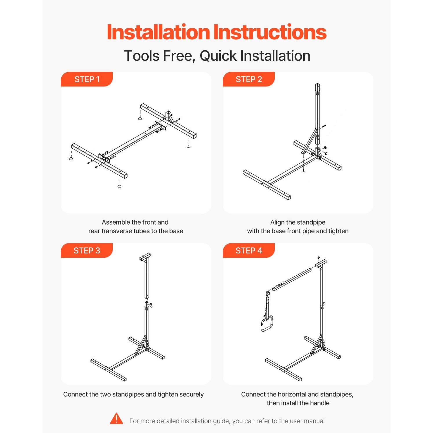 Trapeze Bar for Bed Mobility 250 LBS Capacity Free Standing Trapeze Bar
