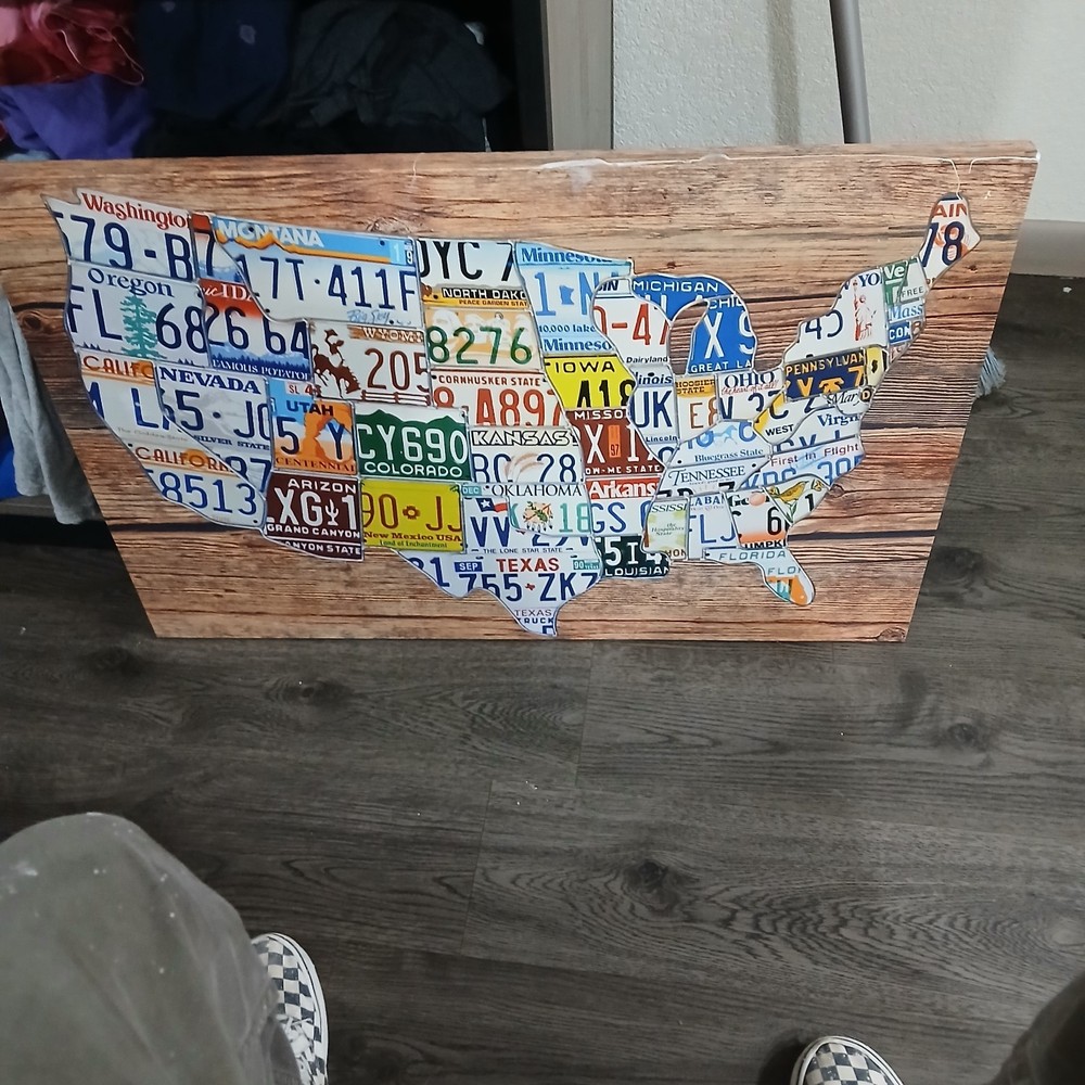 License Plate Map.