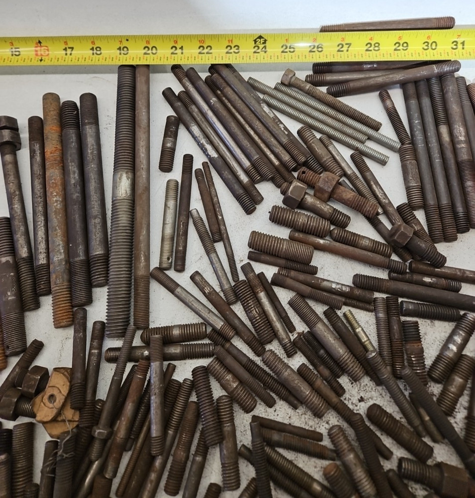 Stud Bolts Old Engine Steam Hit Miss