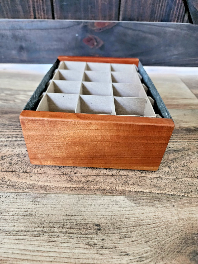 McCully Egg Co Dozen Egg Tray | Wood and Galvanized | LQQK