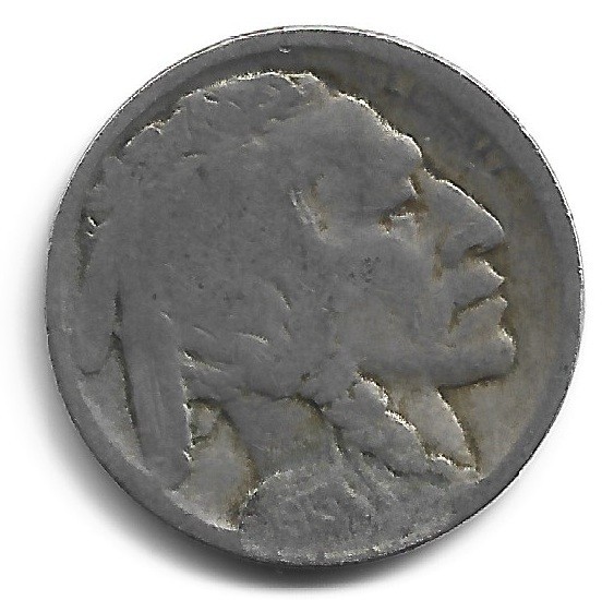 1913 D Type 2  Restored Date Buffalo Nickel - Free Shipping - Key Date  A388