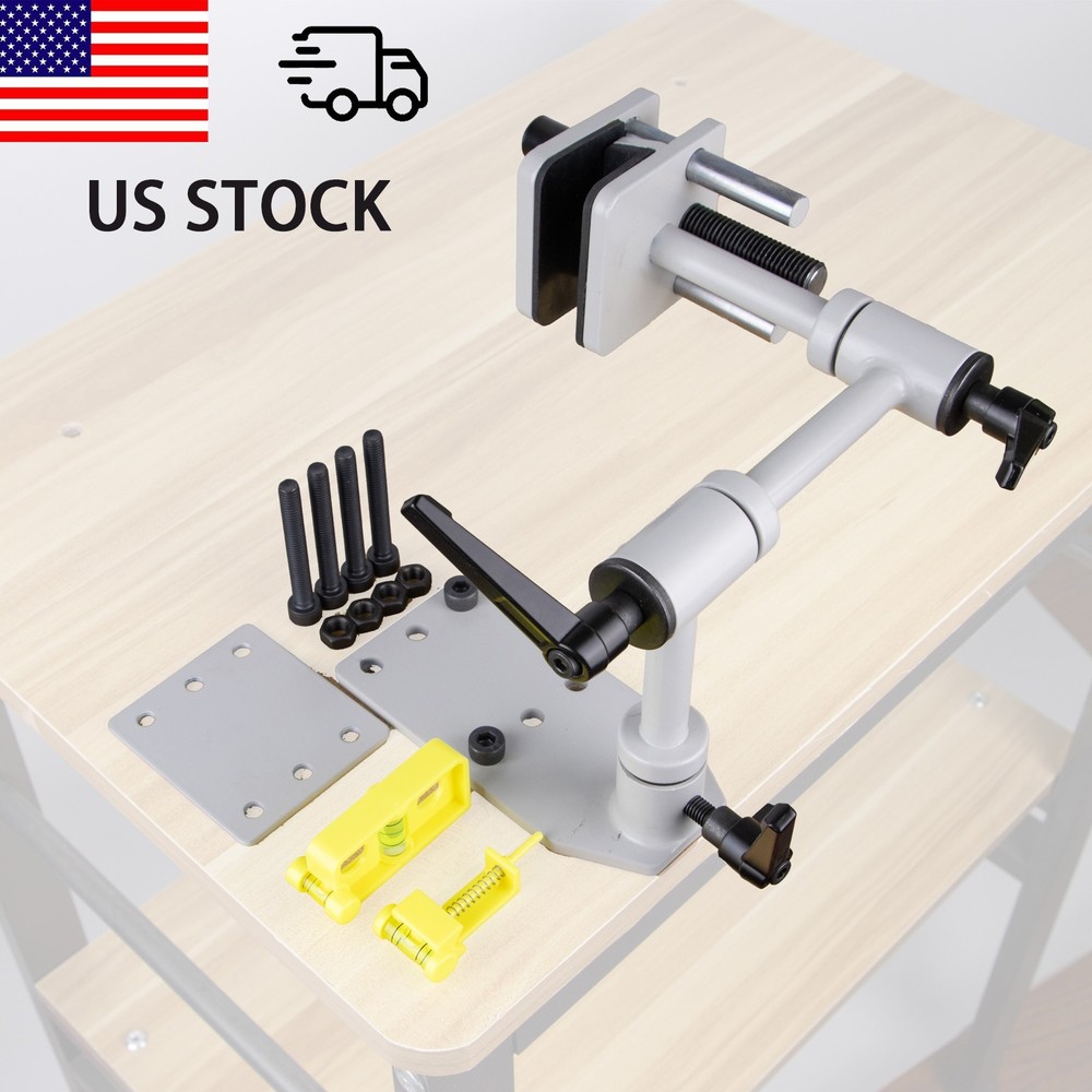 GQT Universal Bow Vise 360° , Adjustable Bow Press Archery Mount Tool Profession