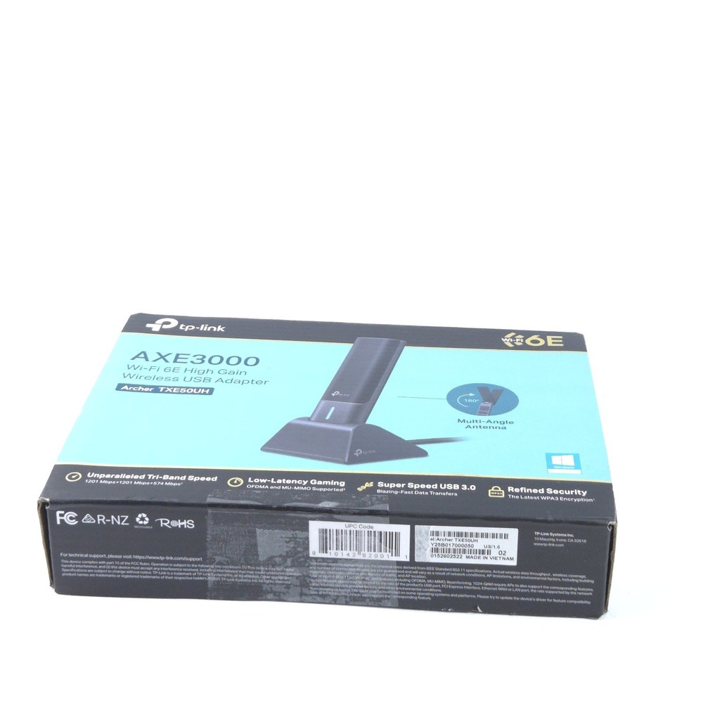 TP-Link WiFi 6E USB Adapter for Desktop PC (Archer TXE50UH) AXE3000