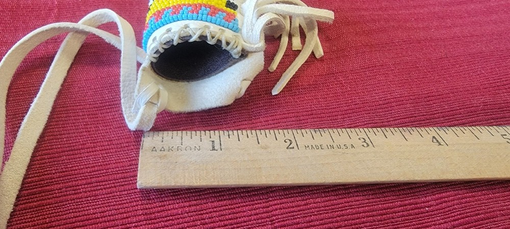 HANDMADE BEADED PATCH KNIFE SHEATH / HOLDER