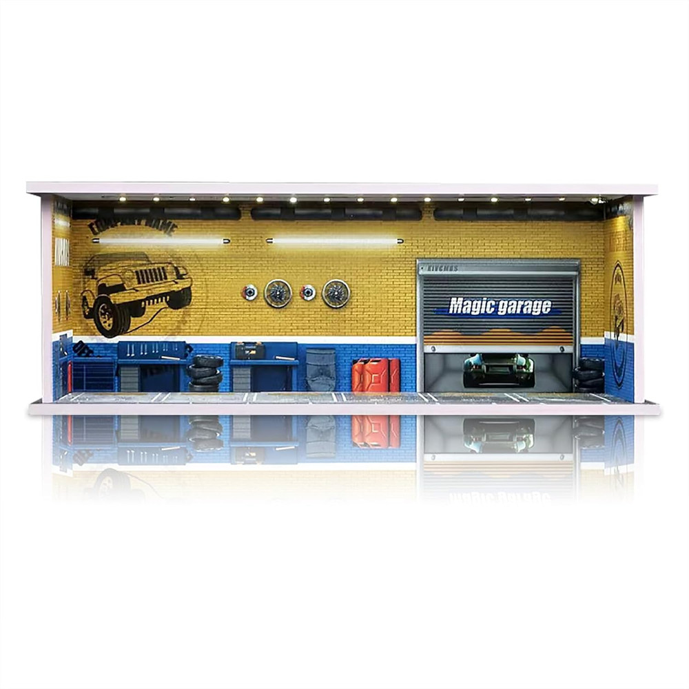 Display Case for Hot Wheels: Stackable Parking Garage for 1/64 Scale Matchbox To