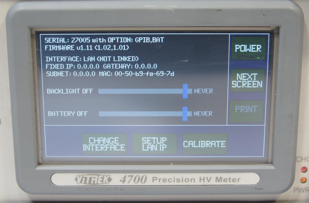 Vitrek 4700 Precision 10KV AC / DC High Voltage HV Meter