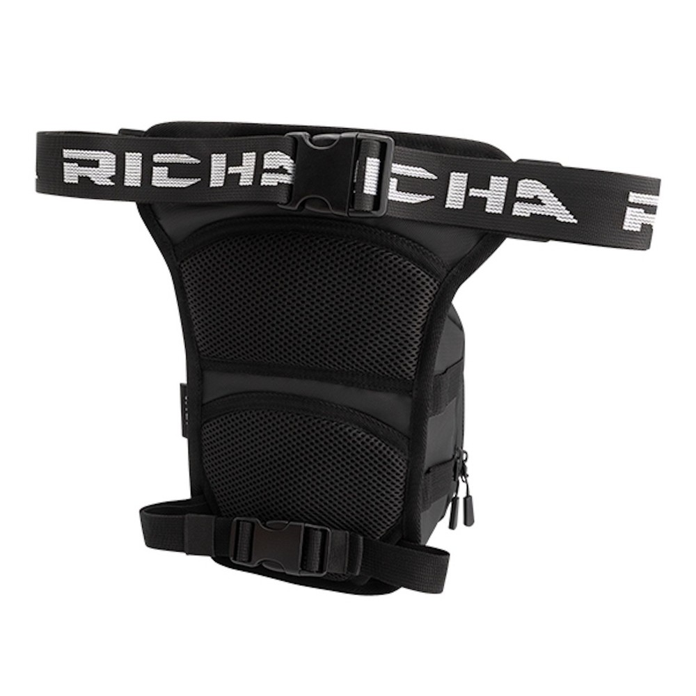 RICHA CRGO CROFT MOTORCYCLE HIP BAG - BLACK - DPD NEXT DAY