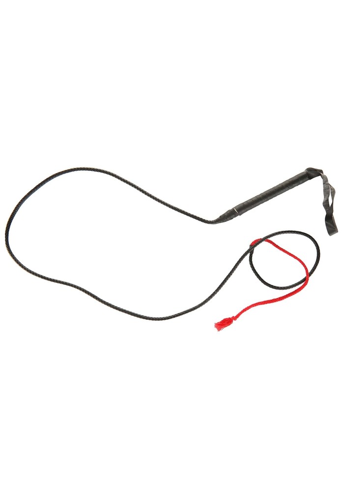 Black Whip Costume Prop