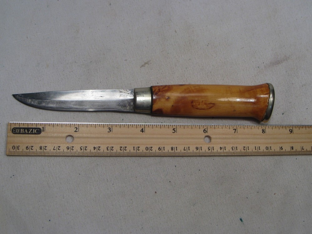 Handmade Fixed Blade Knife w/ Sheath. #18