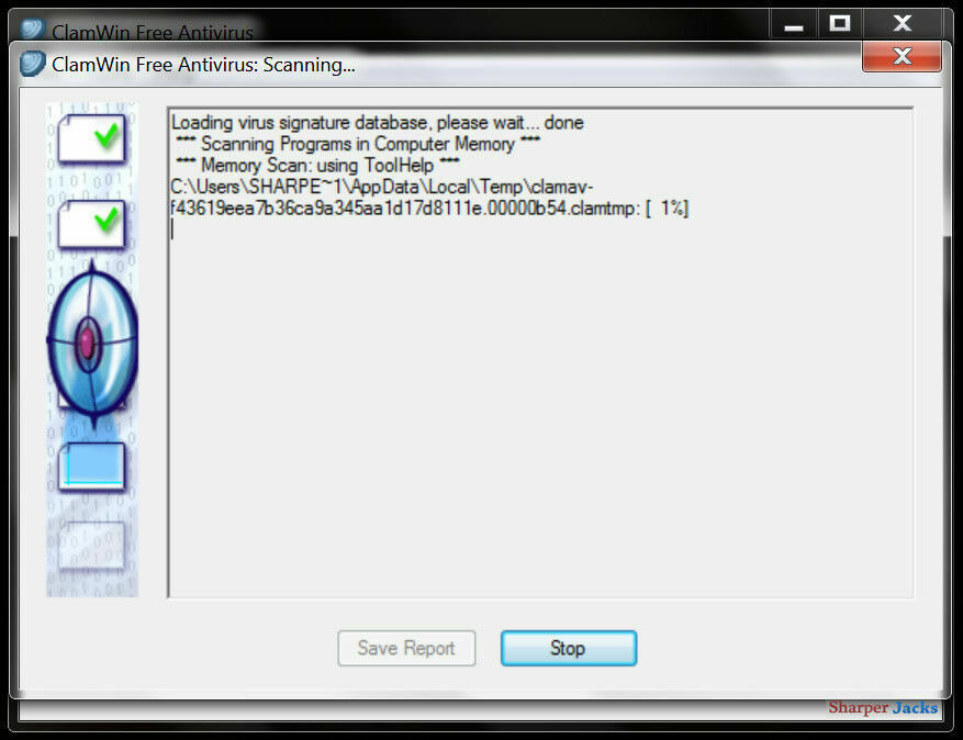 NEW & Fast Ship! ClamWin Antivirus & Anti Spyware - Windows Combo Flash Drive
