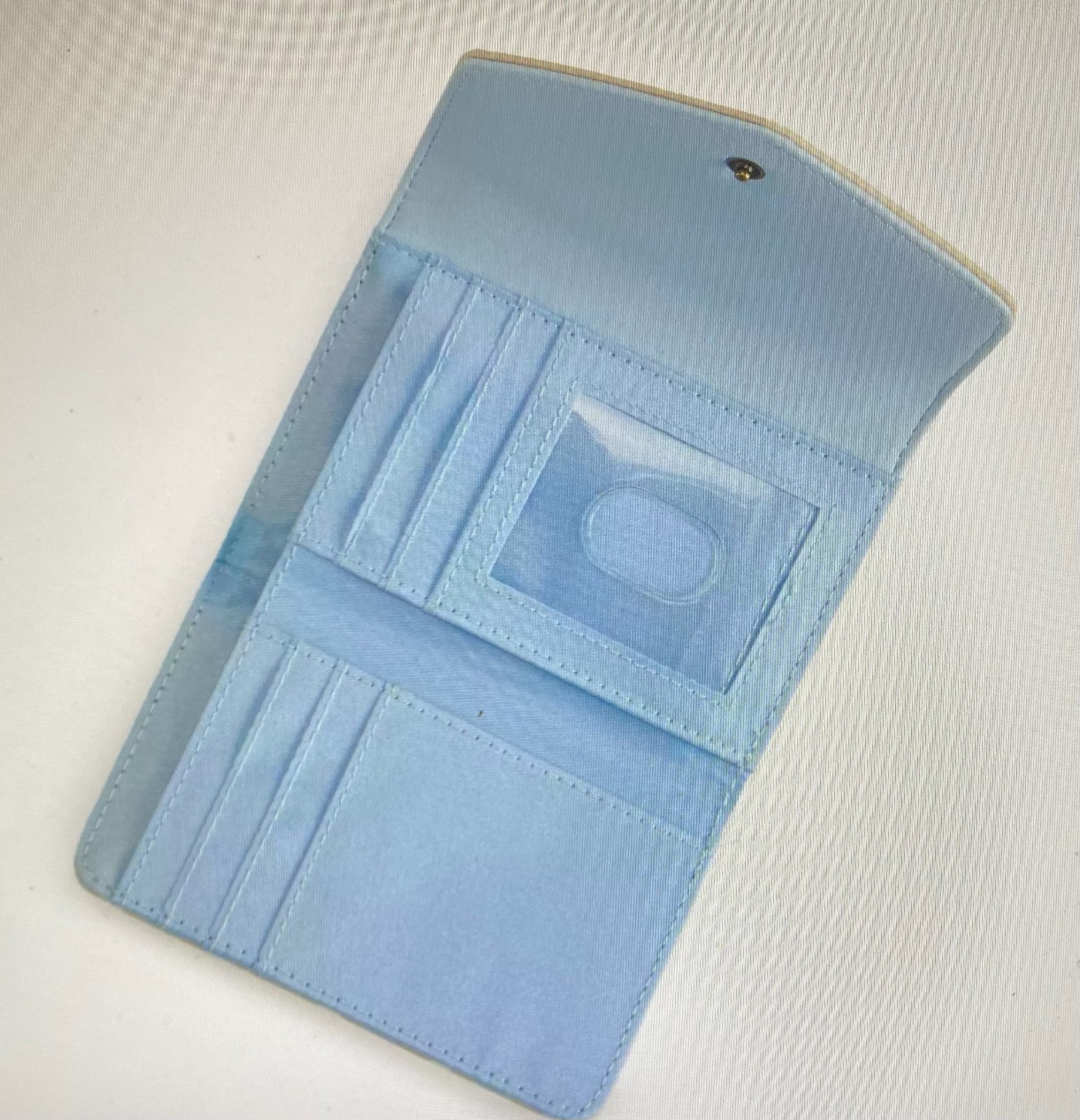 Disney Princess All Over Print Foil Logo Trifold Wallet NWT