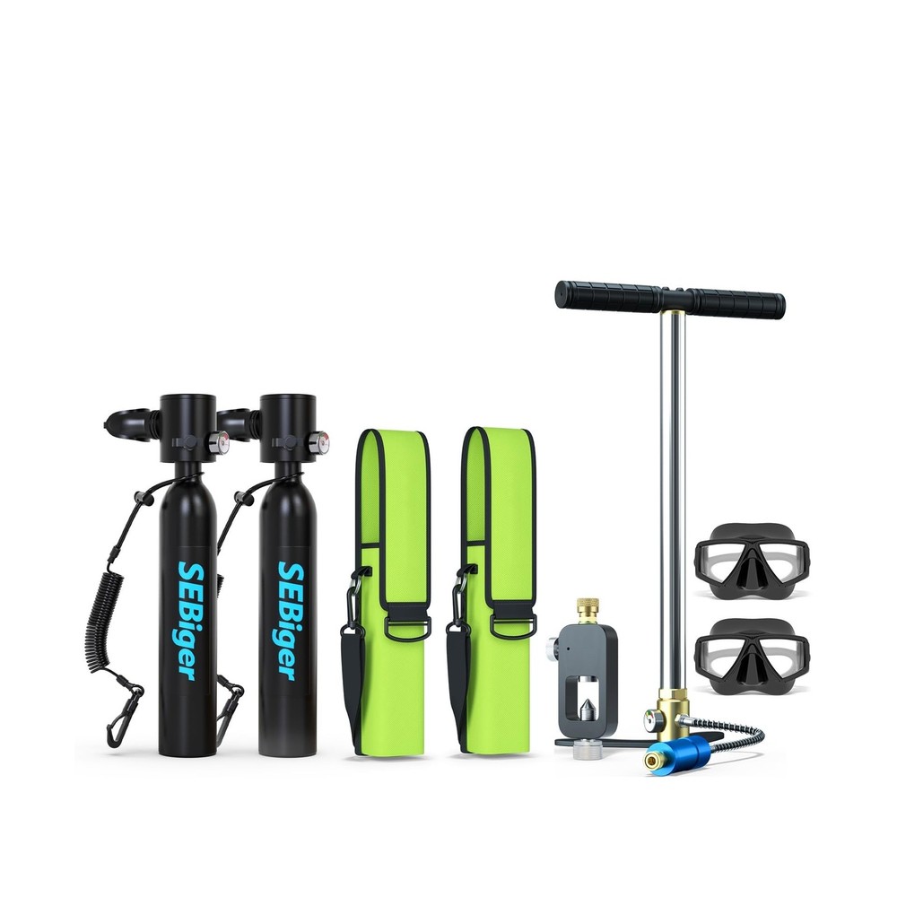 Diving Tank with DOT Certification Reusable Scuba 0.5L Pony Bottle Support 5-...