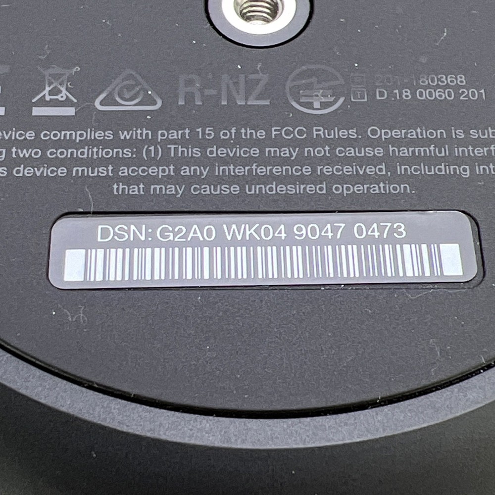 Amazon Echo Plus 2nd Generation Smart Speaker Alexa L9D29R w/AC Adapter - TESTED