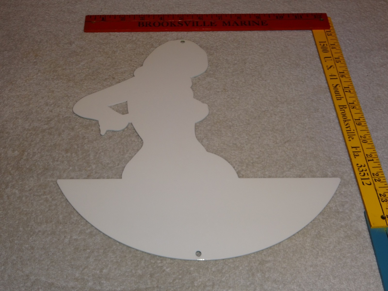 VINTAGE DODGE BROTHERS MOTOR VEHICLE SERVICE GARAGE 👩 WOMAN METAL GASOLINE SIGN