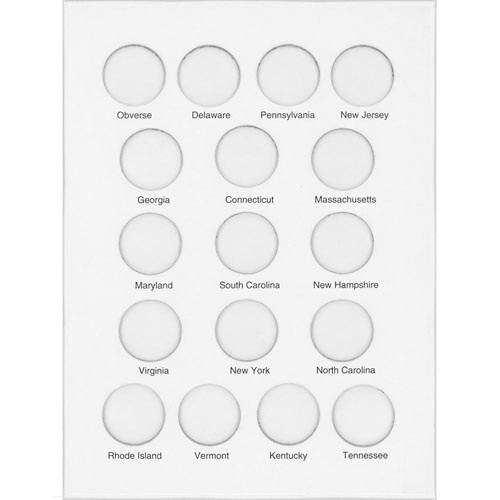 Statehood Quarter Coin Folder 1999-2008