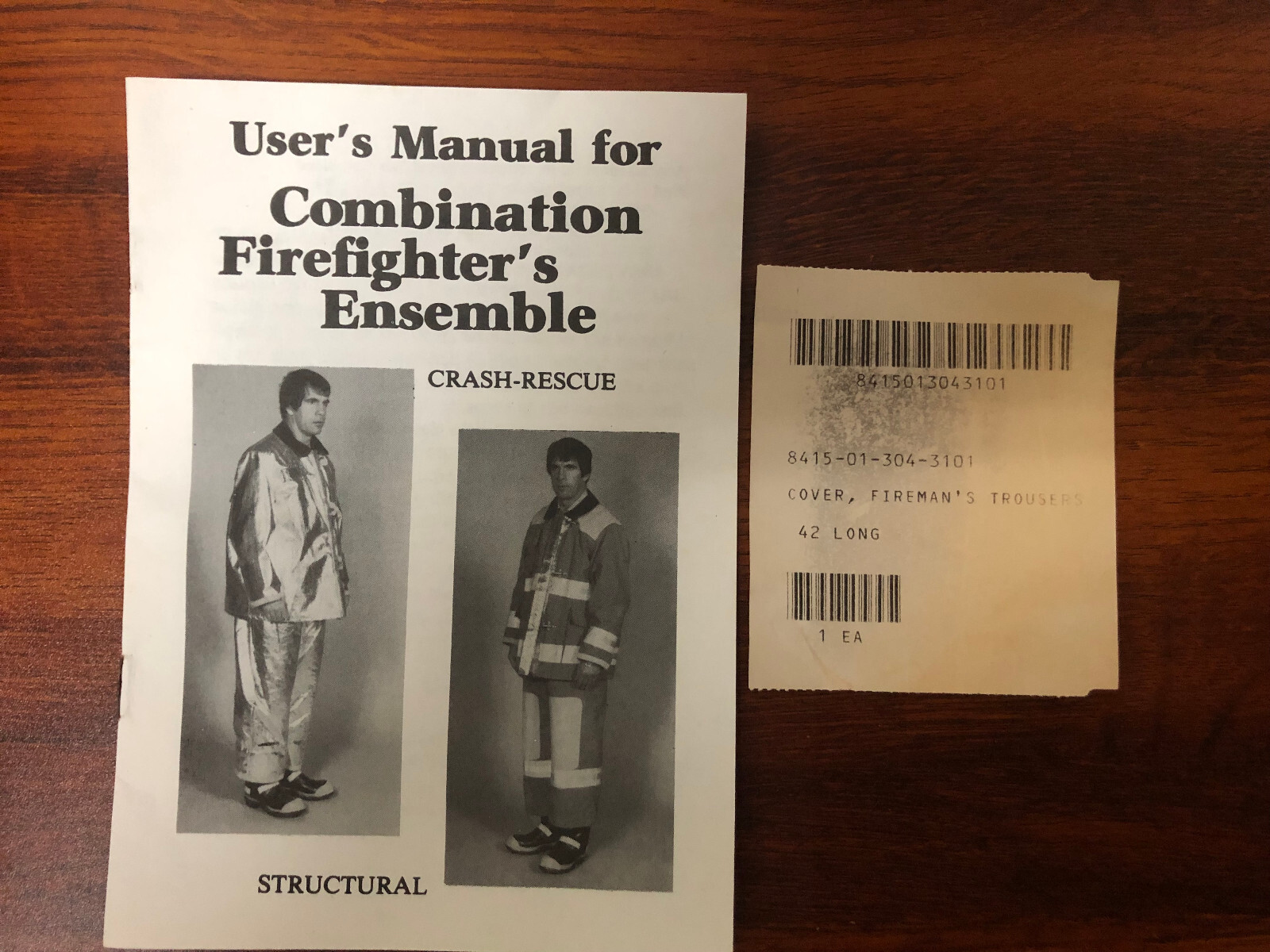 NOS Firefighter Crash-Rescue Pants & Gloves