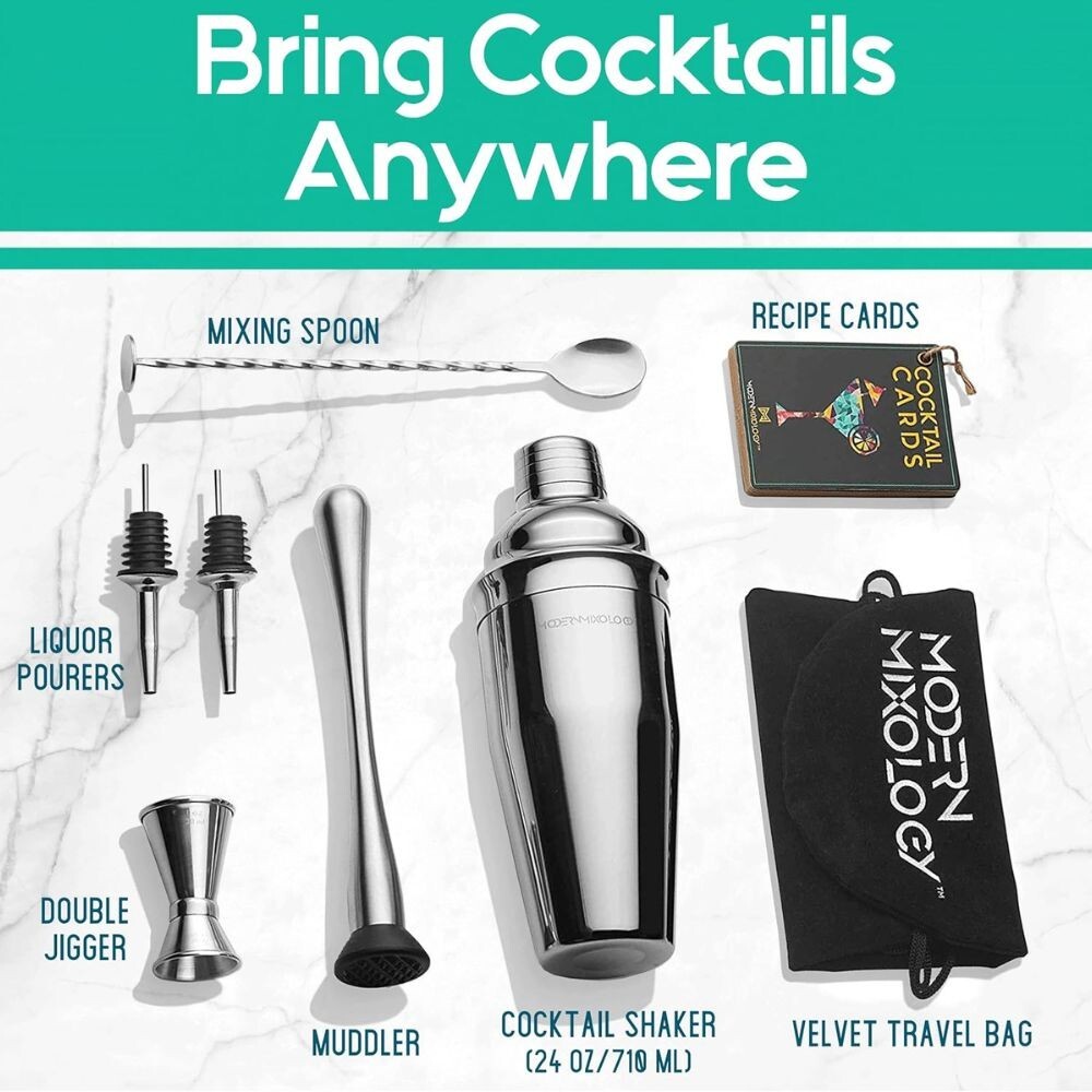 Mixology Cocktail Shaker Set Drink Mixer