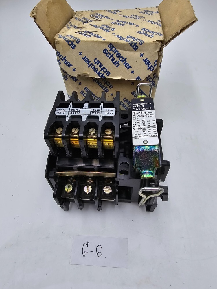 Sprecher & Schuh CA1-25-N Contactor