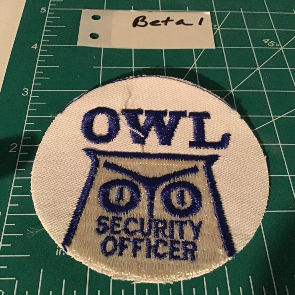Owl Security Officer Patch 3"