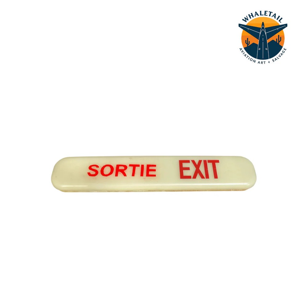 B737 French Exit Sign