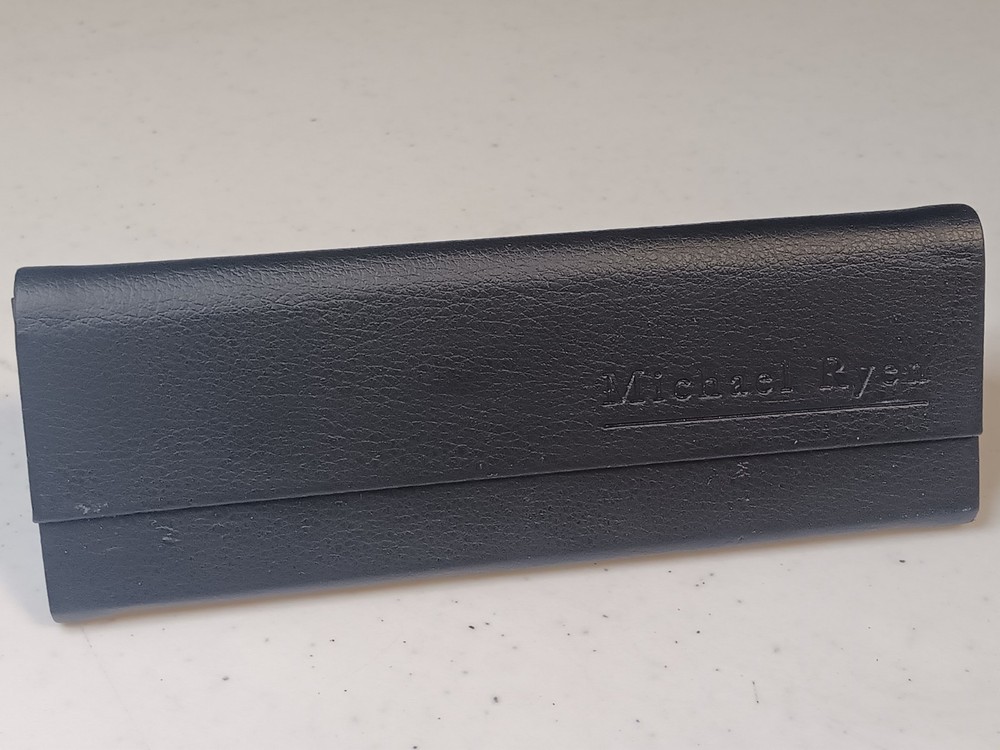 Michael Ryen Eyewear Glasses Triangle Folding Case Black