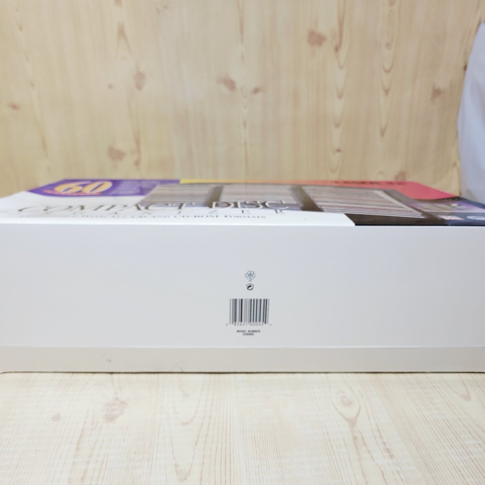 Laserline CD60 Wall Mount or Table Storage Case 60 Disc Organizer SLIGHT DAMAGE