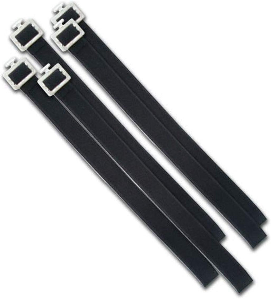 Shoulder Pad Strap with T-Hook (Silver, 1-Inch)