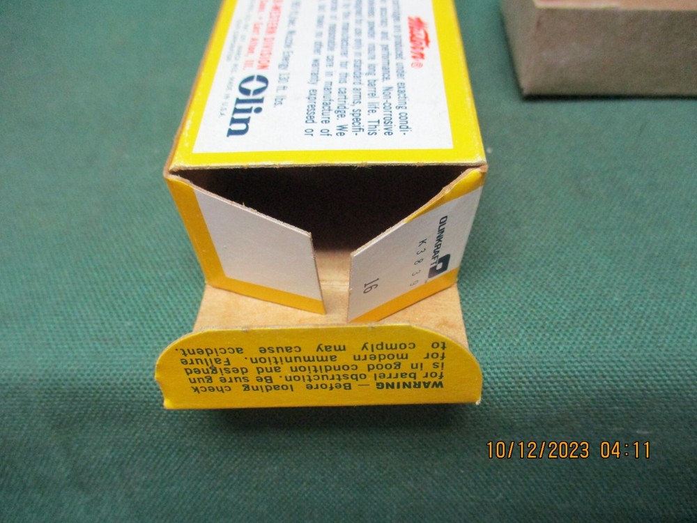 Vintage Western X, 32 Automatic 71Gr., Ammo Box, (EMPTY)