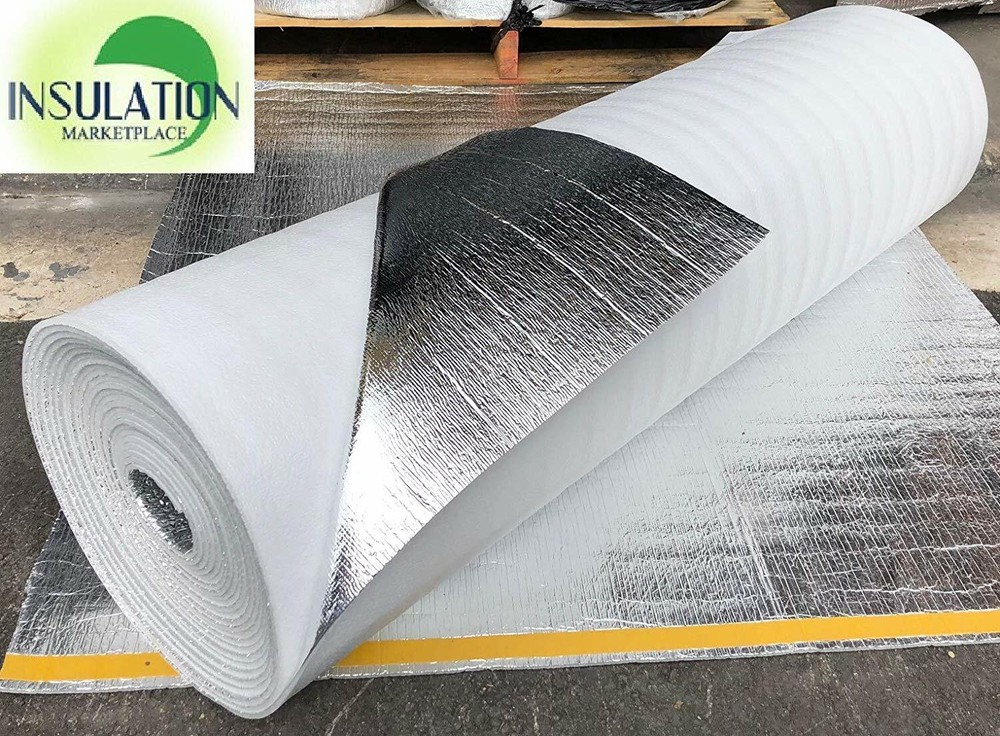 SmartSHIELD -3W WHITE Reflective Insulation roll, Foam Core Radiant Barrier 3MM