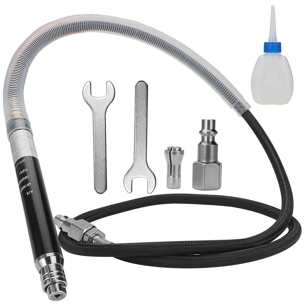 Micro Air Die Grinder Kit Mini Pencil Type Cleaning Grinding Pneumatic Tool Set