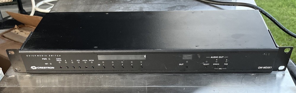 Crestron QM-MD5X1 5x1 QuickMedia Distribution Center Switcher Audio Processor