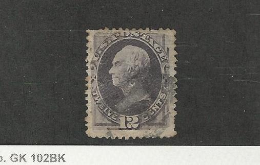 United States, Postage Stamp, #162 Used, 1873