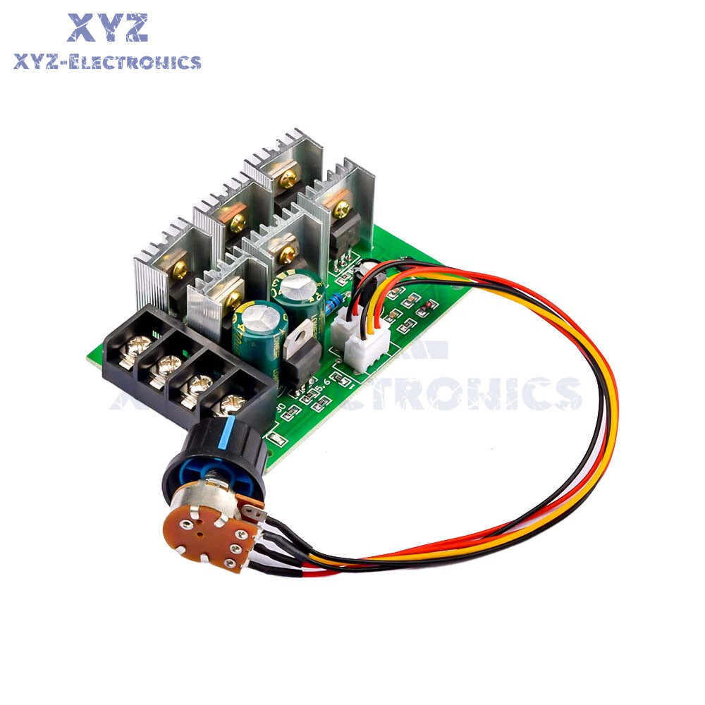 PWM DC 9-55V DC Motor Speed Controller Driver 40A Motor Speed Governor 2000W