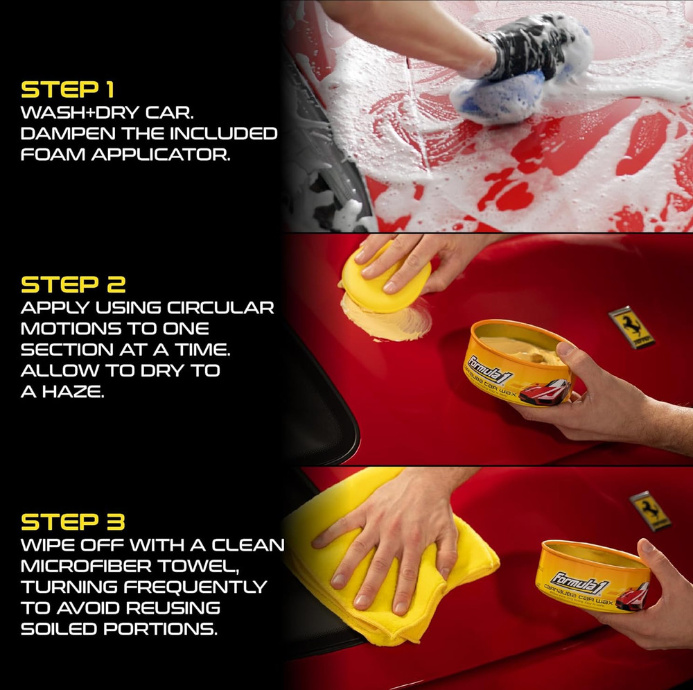 Formula 1 Carnauba High-Gloss Shine Car Wax Paste