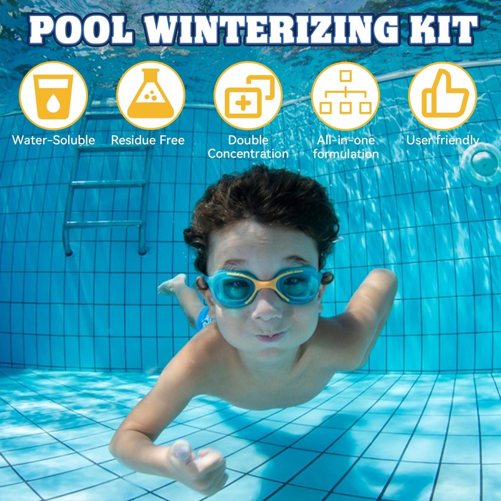 Bondtech Pool Closing Kit, Kit for Above Ground and blue